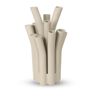 Beige 12 tuit vaas